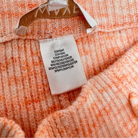 WAYF Ribbed Knit Drawstring Shorts Peach Size Large - Picture 7 of 12